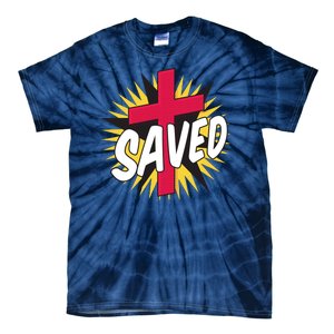 Saved Comic Cross Tie-Dye T-Shirt