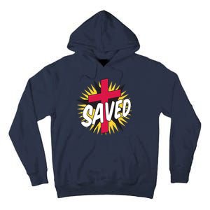 Saved Comic Cross Tall Hoodie