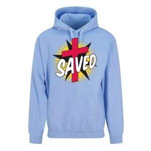 Saved Comic Cross Unisex Surf Hoodie