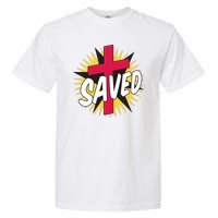 Saved Comic Cross Garment-Dyed Heavyweight T-Shirt