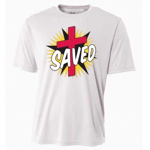 Saved Comic Cross Cooling Performance Crew T-Shirt