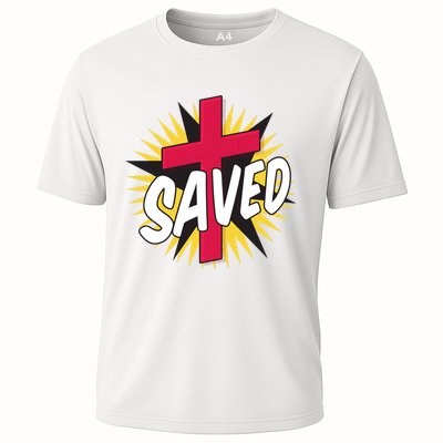 Saved Comic Cross Cooling Performance Crew T-Shirt