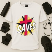 Saved Comic Cross Cooling Performance Crew T-Shirt