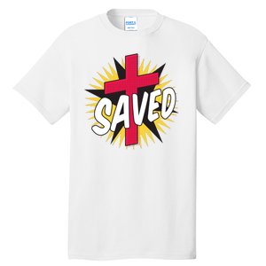 Saved Comic Cross Tall T-Shirt