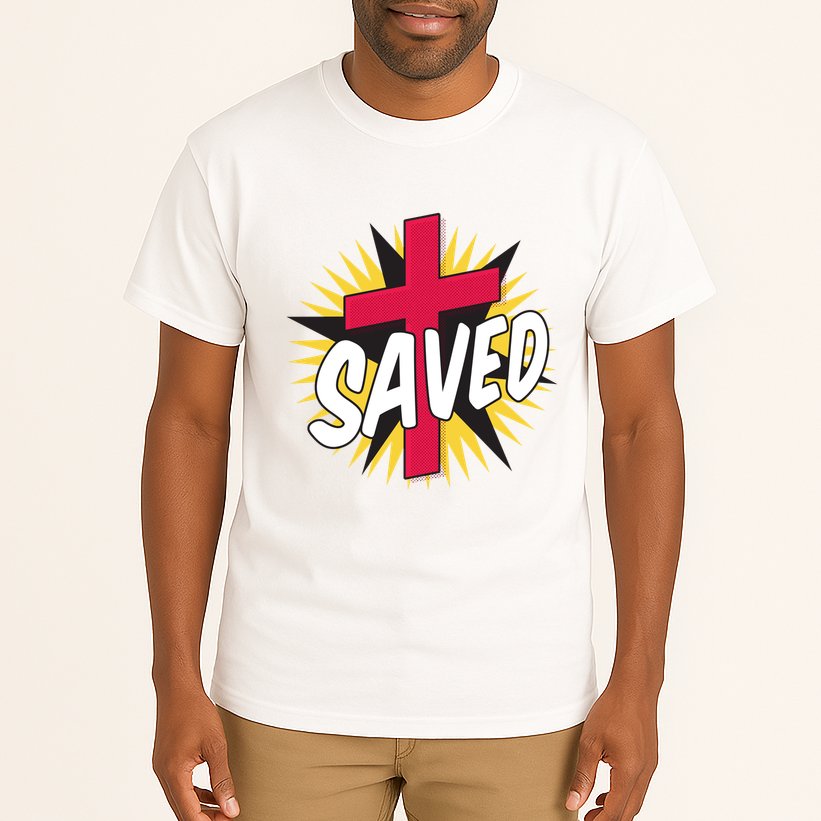 Saved Comic Cross Tall T-Shirt