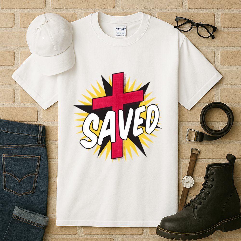 Saved Comic Cross Tall T-Shirt
