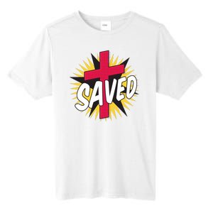 Saved Comic Cross Tall Fusion ChromaSoft Performance T-Shirt