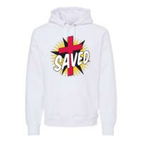 Saved Comic Cross Premium Hoodie