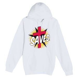 Saved Comic Cross Premium Pullover Hoodie