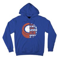 Sport A Who Loves Ice Hockey Funny Gift Hoodie