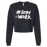 Stay At Work Cropped Pullover Crew