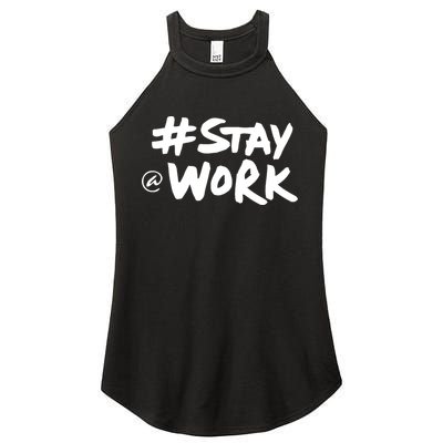 Stay At Work Women's Perfect Tri Rocker Tank