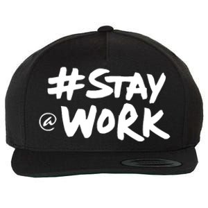 Stay At Work Wool Snapback Cap