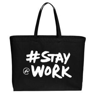 Stay At Work Cotton Canvas Jumbo Tote