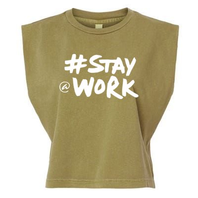 Stay At Work Garment-Dyed Women's Muscle Tee