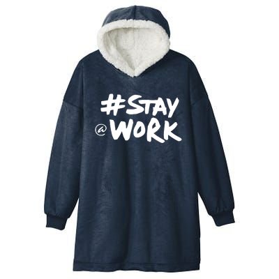 Stay At Work Hooded Wearable Blanket