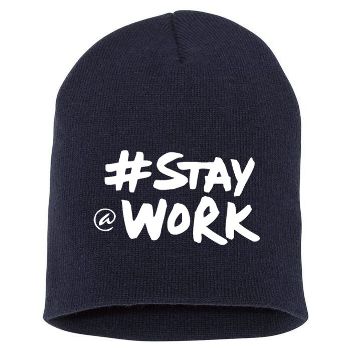 Stay At Work Short Acrylic Beanie