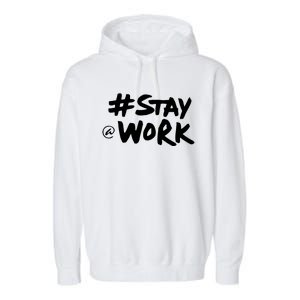 Stay At Work Garment-Dyed Fleece Hoodie