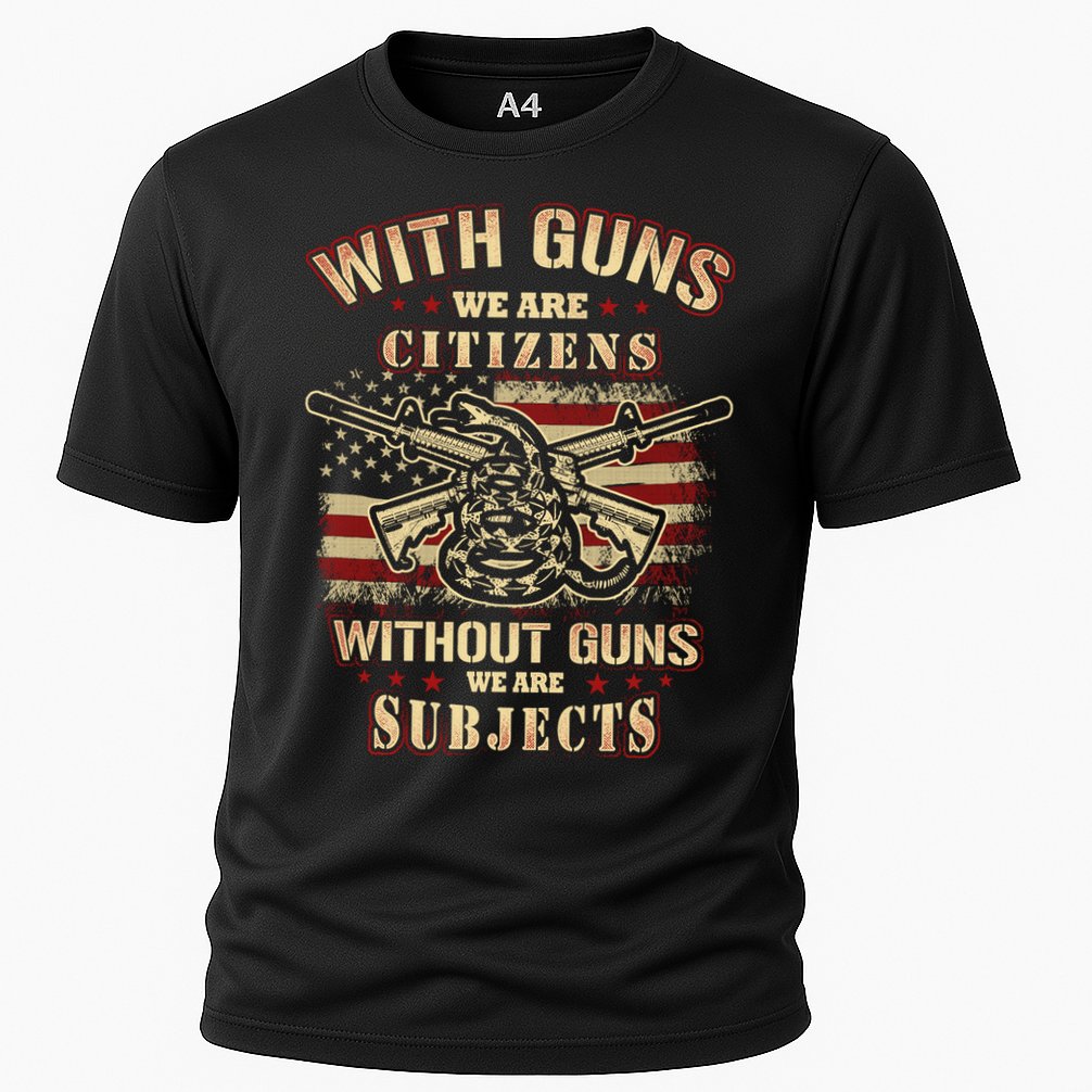 Second Amendment Conservative Gun Rights Cooling Performance Crew T-Shirt