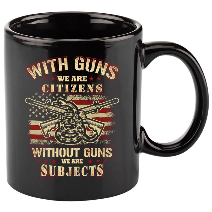 Second Amendment Conservative Gun Rights 11oz C Handle Ceramic Mug