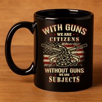 Second Amendment Conservative Gun Rights 11oz C Handle Ceramic Mug