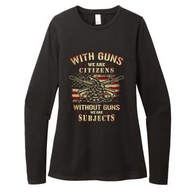 Second Amendment Conservative Gun Rights Womens CVC Long Sleeve Shirt