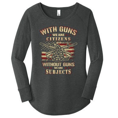 Second Amendment Conservative Gun Rights Women's Perfect Tri Tunic Long Sleeve Shirt