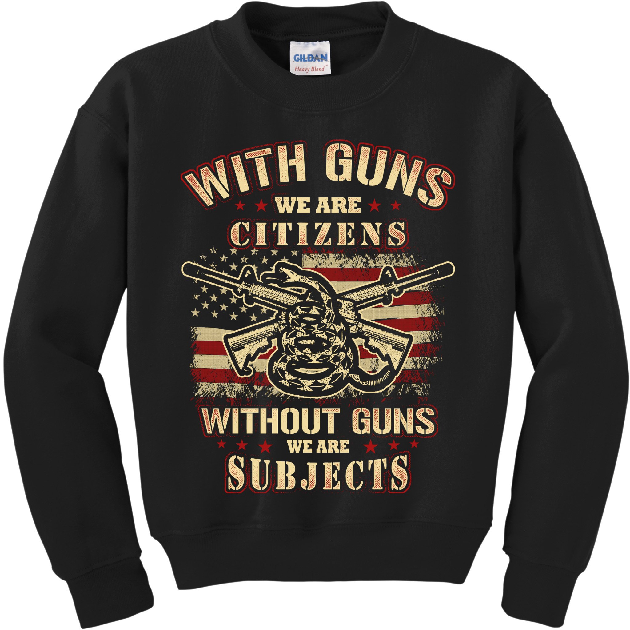 Second Amendment Conservative Gun Rights Kids Sweatshirt