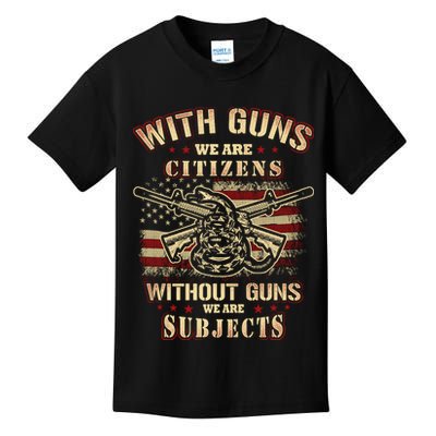 Second Amendment Conservative Gun Rights Kids T-Shirt