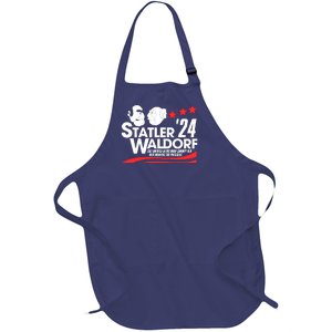 Statler And Waldorf For President 2024 Full-Length Apron With Pockets