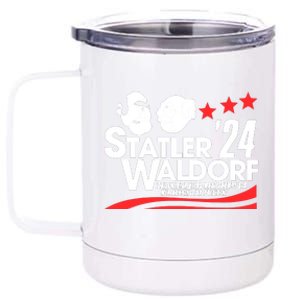 Statler And Waldorf For President 2024 12 oz Stainless Steel Tumbler Cup