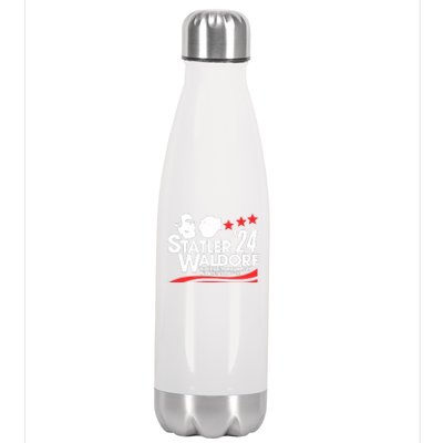 Statler And Waldorf For President 2024 Stainless Steel Insulated Water Bottle