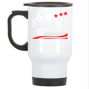 Statler And Waldorf For President 2024 Stainless Steel Travel Mug