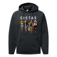 Sistas Afro Women Together Women Birthday Performance Fleece Hoodie