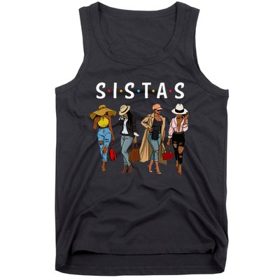 Sistas Afro Women Together Women Birthday Tank Top