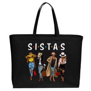 Sistas Afro Women Together Women Birthday Cotton Canvas Jumbo Tote