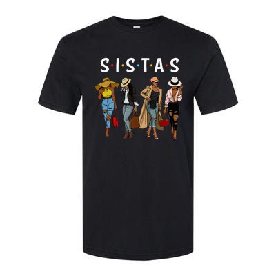 Sistas Afro Women Together Women Birthday Softstyle® CVC T-Shirt