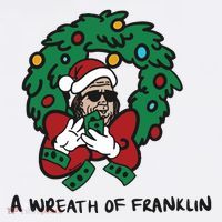 Santa A Wreath Of Franklin Christmas Premium T-Shirt