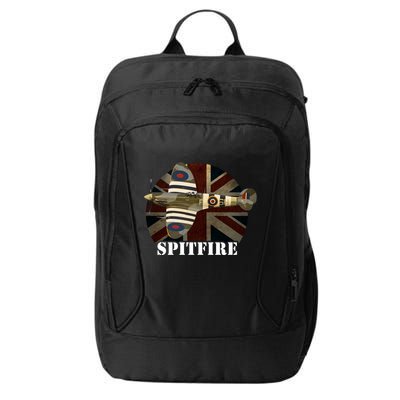 Spitfire Aircraft Ww2 Airplane Aeroplane War Plane Gift City Backpack