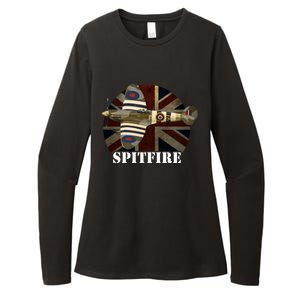 Spitfire Aircraft Ww2 Airplane Aeroplane War Plane Gift Womens CVC Long Sleeve Shirt