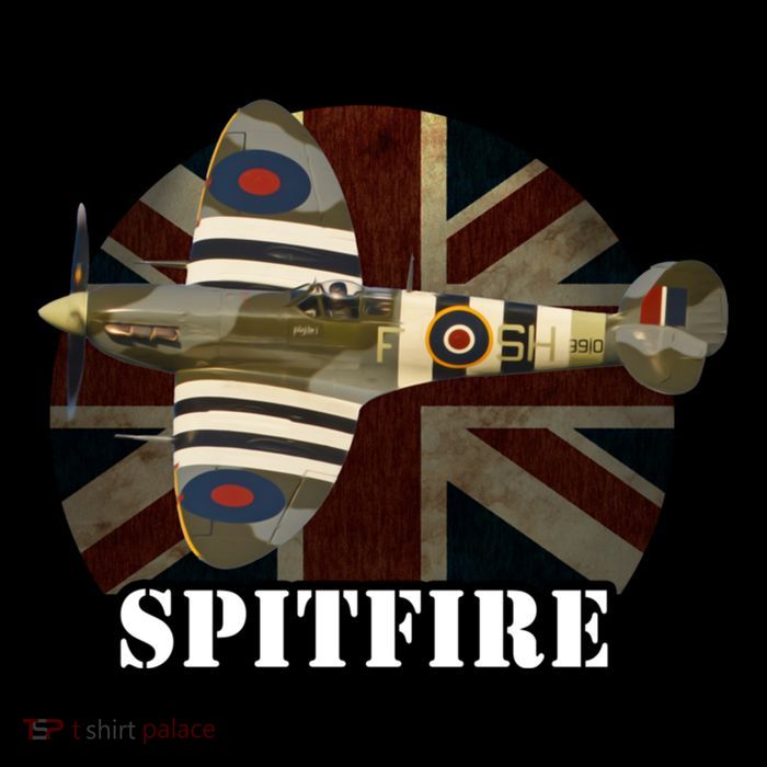 Spitfire Aircraft Ww2 Airplane Aeroplane War Plane Gift Flatbill Hat