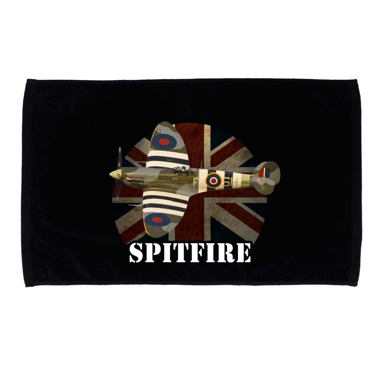 Spitfire Aircraft Ww2 Airplane Aeroplane War Plane Gift Microfiber Hand Towel