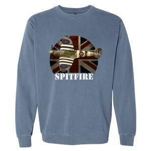 Spitfire Aircraft Ww2 Airplane Aeroplane War Plane Gift Garment-Dyed Sweatshirt