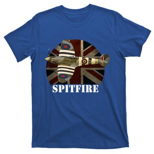 Spitfire Aircraft Ww2 Airplane Aeroplane War Plane Gift T-Shirt