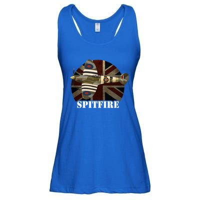 Spitfire Aircraft Ww2 Airplane Aeroplane War Plane Gift Ladies Essential Flowy Tank