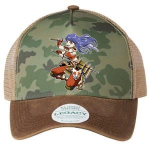 Samurai Anime Warrior Legacy Tie Dye Trucker Hat