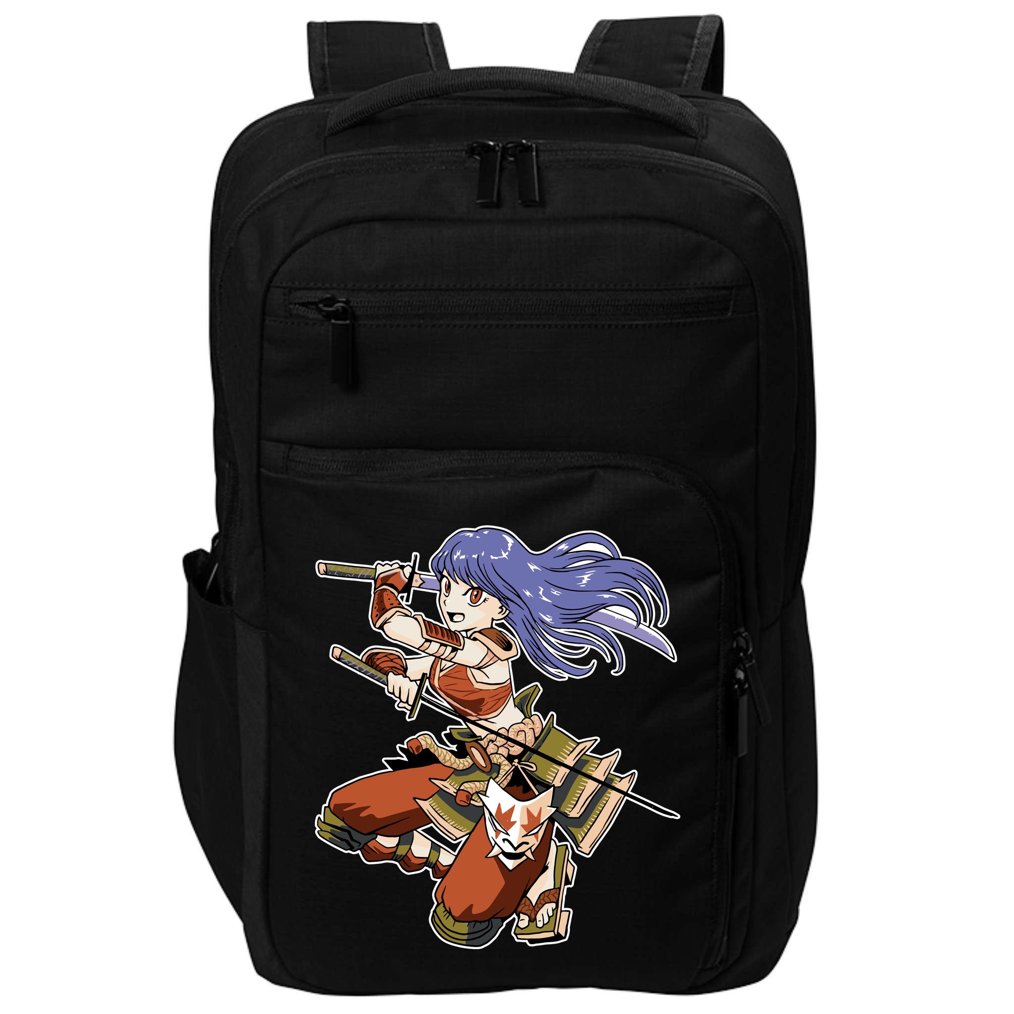 Samurai Anime Warrior Impact Tech Backpack