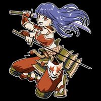Samurai Anime Warrior 16 in Basic Backpack