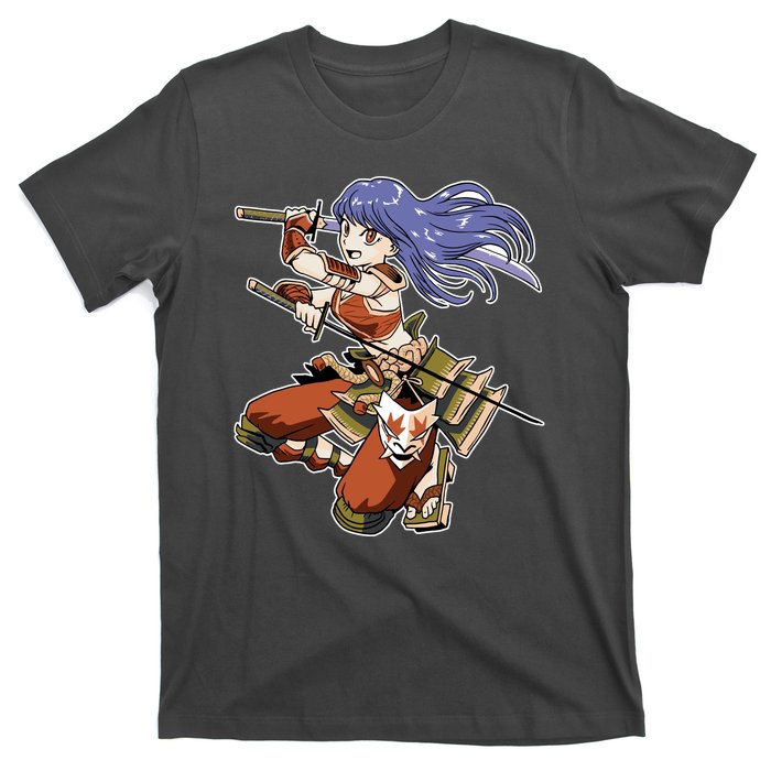 Samurai Anime Warrior T-Shirt