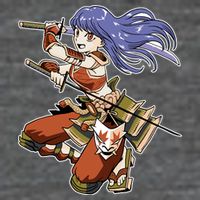 Samurai Anime Warrior Flatbill Hat